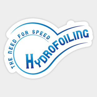 Hydrofoiling - the need for speed Sticker